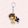 Popular Eddsworld Tord Keychains for Accessories Bag  Anime Comic Ringo Edds Meme Keyrings Jewelry Gamers Fans Friends Gifts