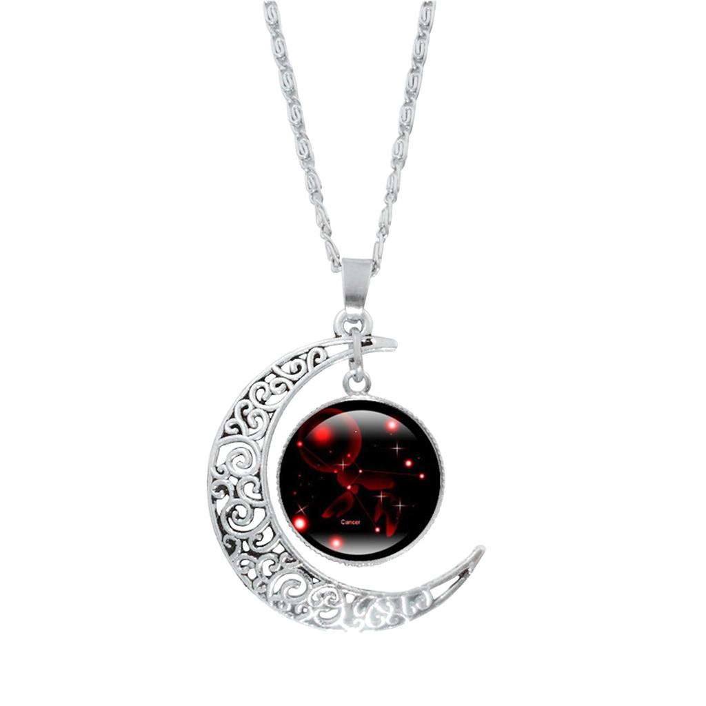 12 Constellation Moon Necklace GiftS for Mom Present for Women Her Girls