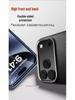 iPhone 17 Pro Max Plain Leather Business Case with AI Button