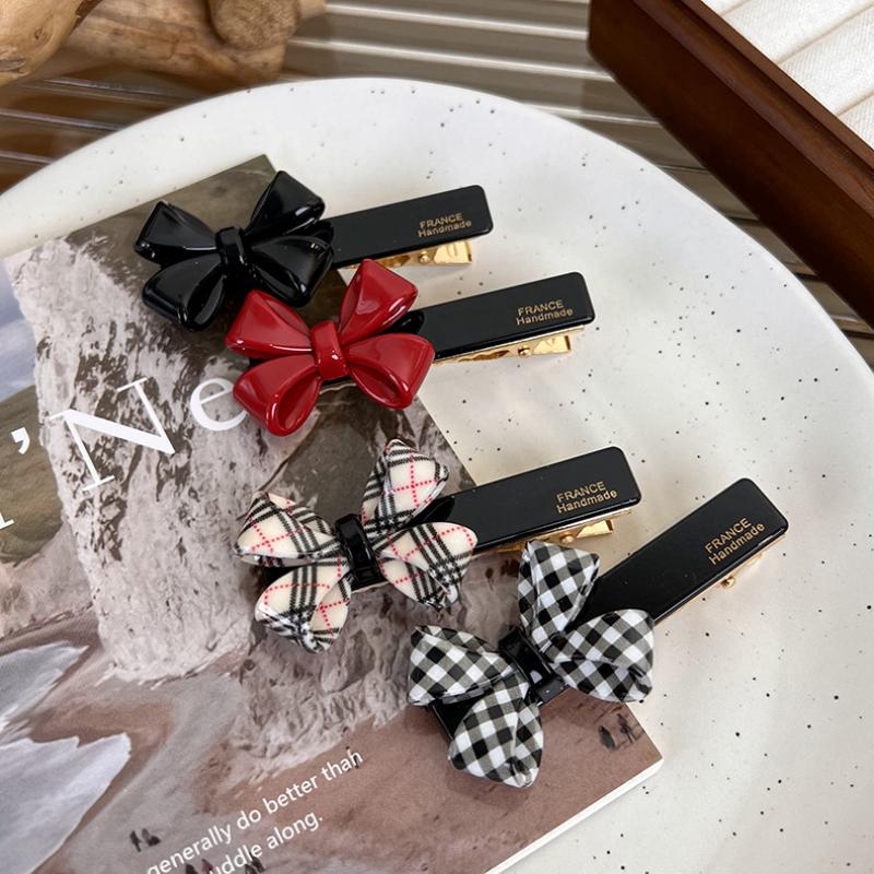 UXSL Fashion Bow Hair Clip Acetate Colorful Hairpin Headdress for Womens Girls Simple Beautiful Barrettes Retro Hair Accessories