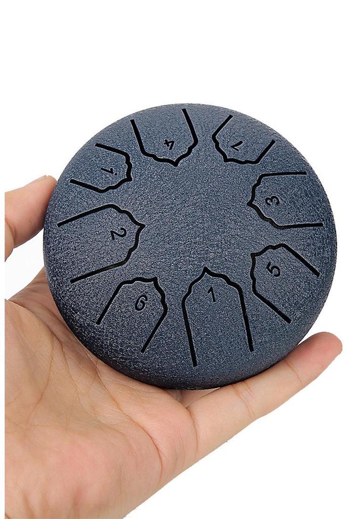 4-Inch 8-Tone Mini Steel Tongue Drum: Children's Portable Percussion Instrument