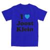 WoT Shirt I Love Joost Small Blue T Shirts Harajuku Summer Tees Y2K Basic Custom Logo Cotton Clothing Birthday Present
