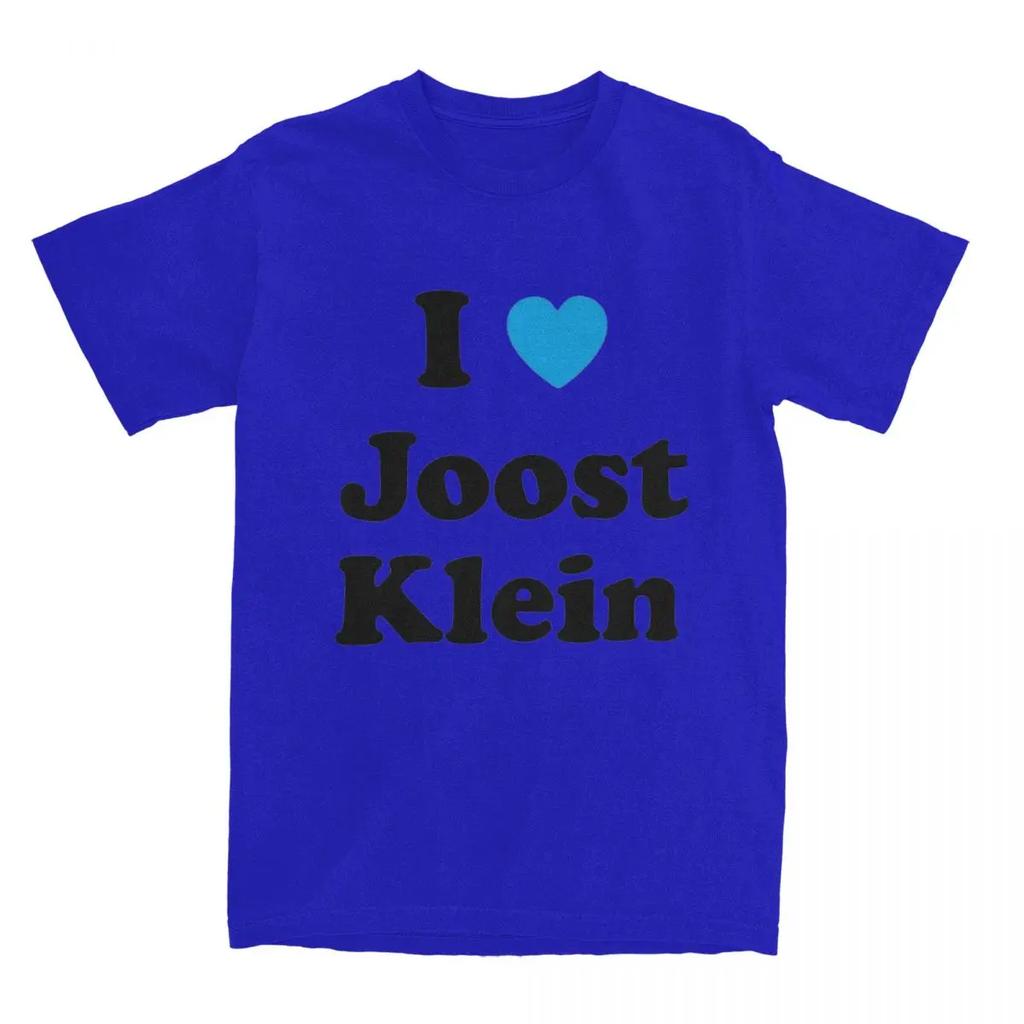 WoT Shirt I Love Joost Small Blue T Shirts Harajuku Summer Tees Y2K Basic Custom Logo Cotton Clothing Birthday Present
