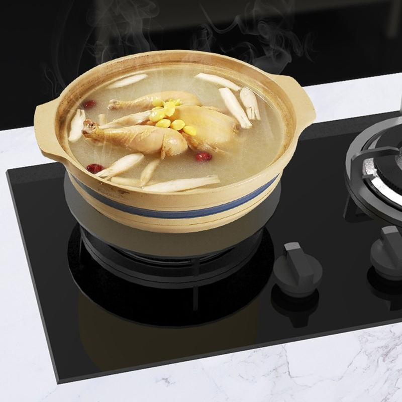 Round Aluminum Heat Conduction Plate Quick Defrosting Tray for Gas Stove Folding Design 6mm Thickness Ideal for Cooking