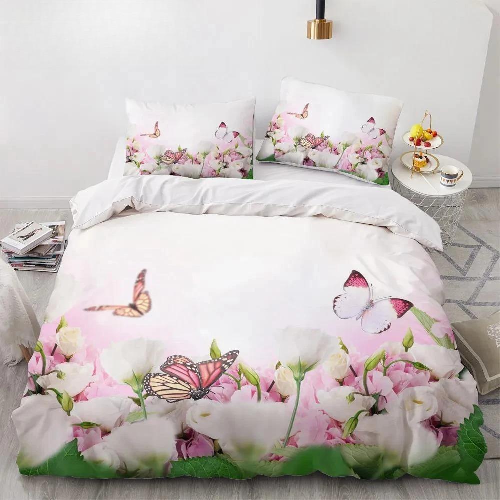 

Роскошный 3D Комплект Постельного Белья Европа Двуспальный Набор Пододеяльников Постельное Белье Удобное Одеяло/Покрывало Комплект Постели Скандинавский Цвет 70x133cm