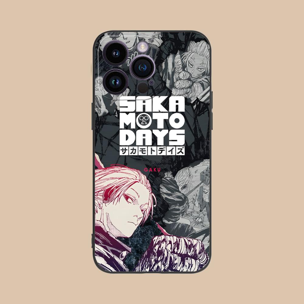 

Sakamoto Days Gaku Phone Case for iPhone 17 16 15 14 13 12 11 X XR XS 8 7 Air Pro Max Plus Mini Colorful Cover Cover Luxury iPhone 7 Plus