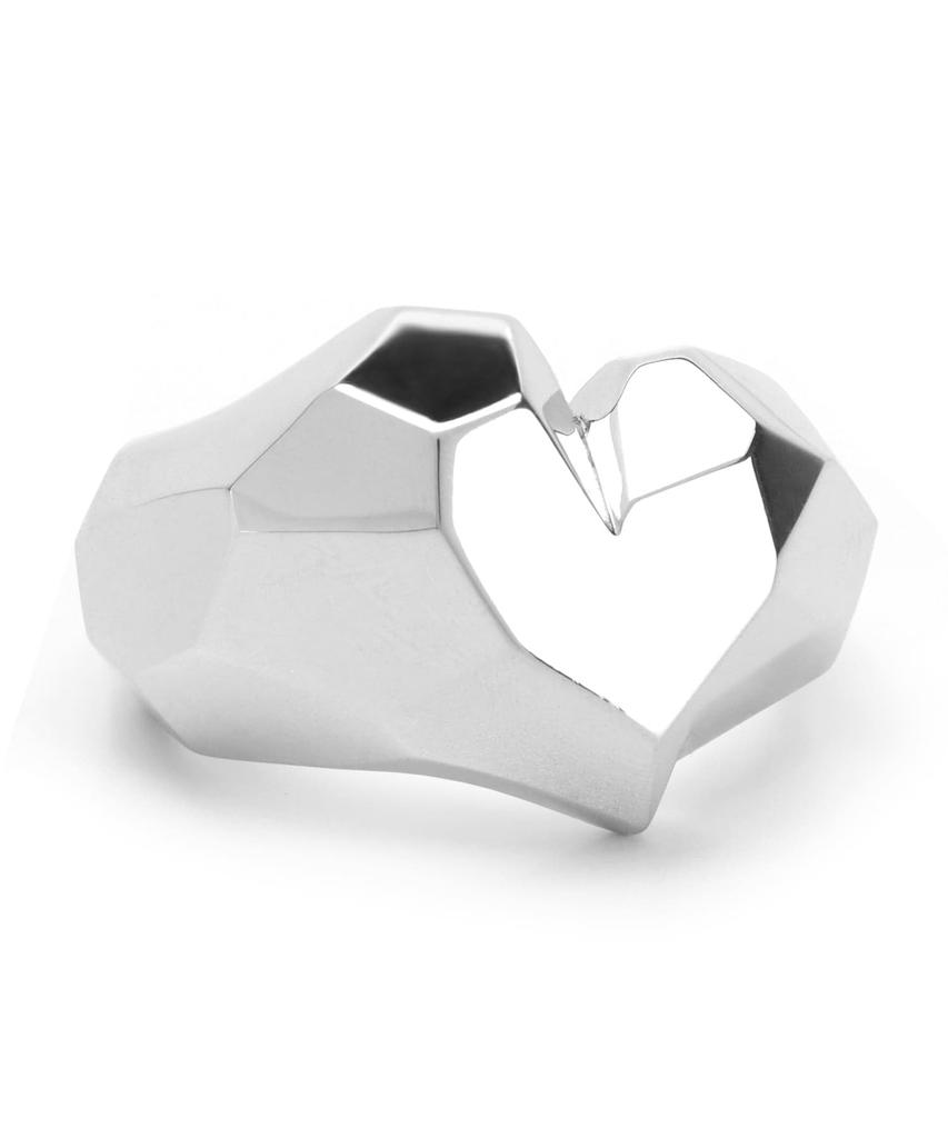 LION HEART Ring Fragment Heart Ring Silver 925 "for Gift" / [LION HEART]