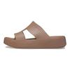 Crocs Fashionable Simple Elegant Slip-Resistant Shock-Absorbing Slide Sandals Women Sandals Brown 209409-2Q9