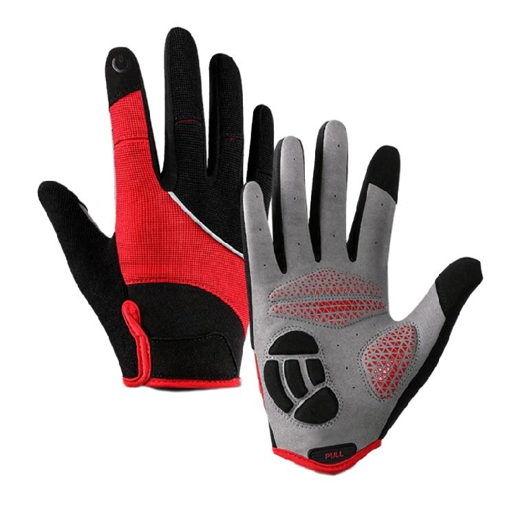 Cycling Gloves Nonsip Silicone Palm with Breathable Shock Absorption Padding For Professional Training And Commuting