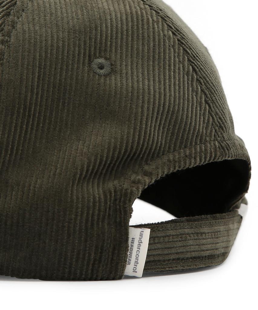 Eondeokeonteulol Unisex Autumn/Winter Corduroy Basic Soft Top Ball Cap Signature / Authentic B B / Cd / Olive