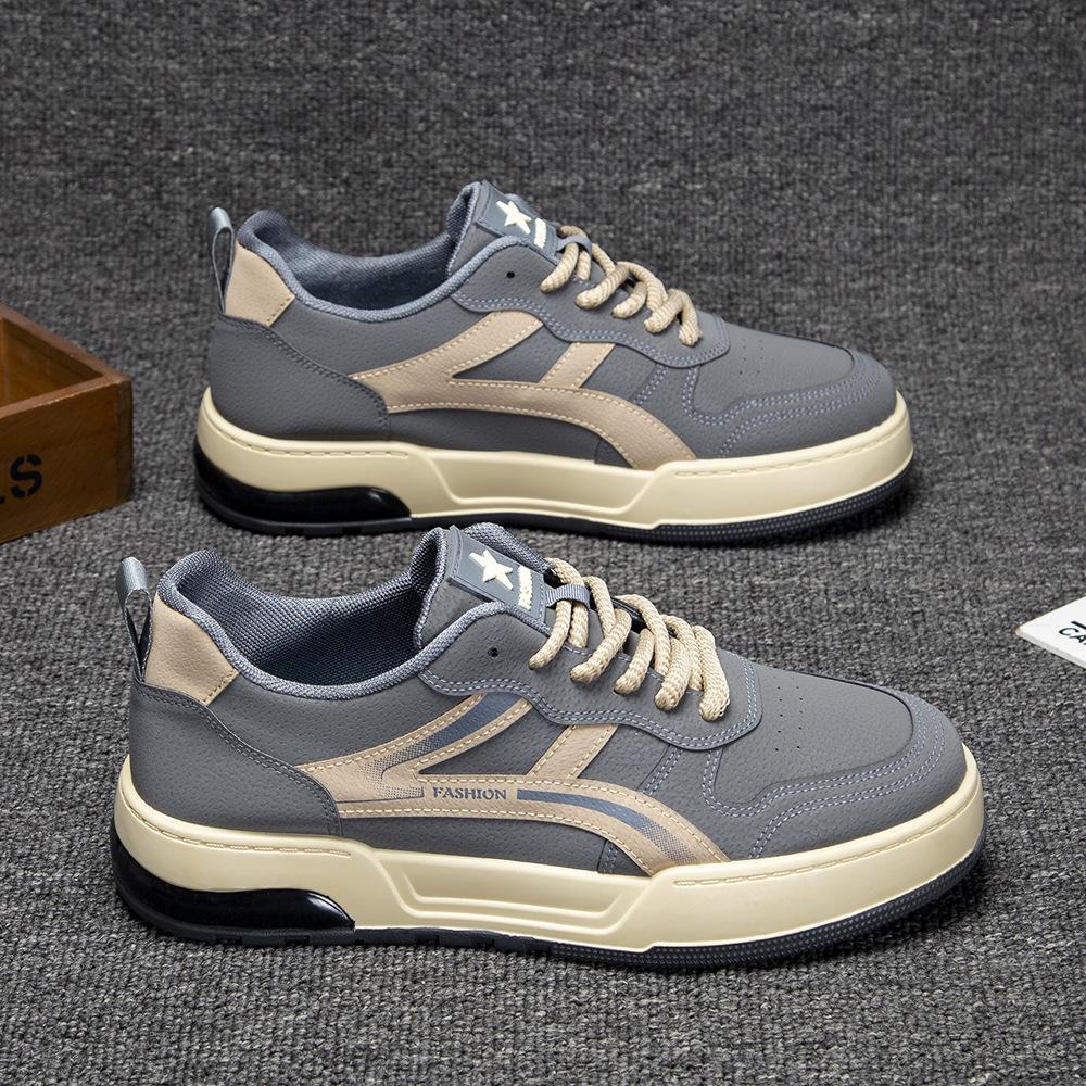 New shoes for casual leather sports comfortable and breathable running shoes