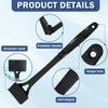 Extendable Collapsible Back Massage Multipurpose Body Scratcher For Humans Pets Gentle Bristles Ergonomic Handle