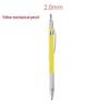 Black Tech Multi-Color 2.0mm Automatic Graphite Pencil with Replaceable Lead - No Sharpening Needed, Ideal for Drawing & Engineering