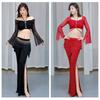 Professional Belly Dance Costume Set With Crop Tops Pants And And Hip Scarf For Stage Performances And Practice