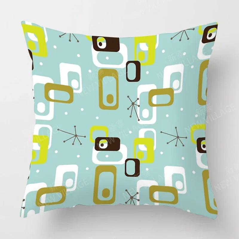 Nordic Fall Home Decor Autumn Throw Pillow Case Sofa Cushion Cover Modern 45x45cm 45*45 50x50 60x60cm 40*40 40x40 Geometry 60*60