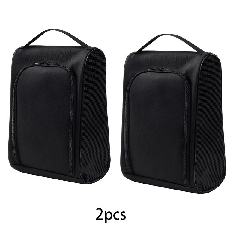 Lightweight Breathable Shoe Bag for Golf & Sports, Portable Oxford Cloth Shoe Carrier Bag, Dustproof Handbag for Travel Storage