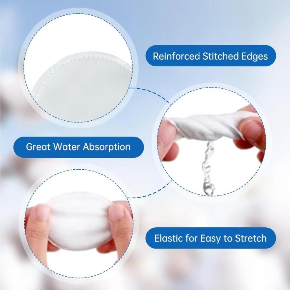 120 Stück Runde Einweg-Make-up-Entferner-Pads Dreischichtiges Reinigungs-Wattepad Kosmetische Anwendung