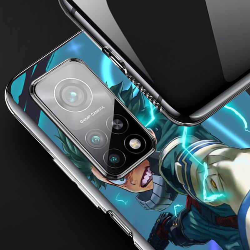 My Hero Izuku Deku Phone Case For Xiaomi Redmi Note 15 14 13 12S 12 11 Pro Plus 14S 11S 11E 10 10S 11T 5G Personalized Cover Red