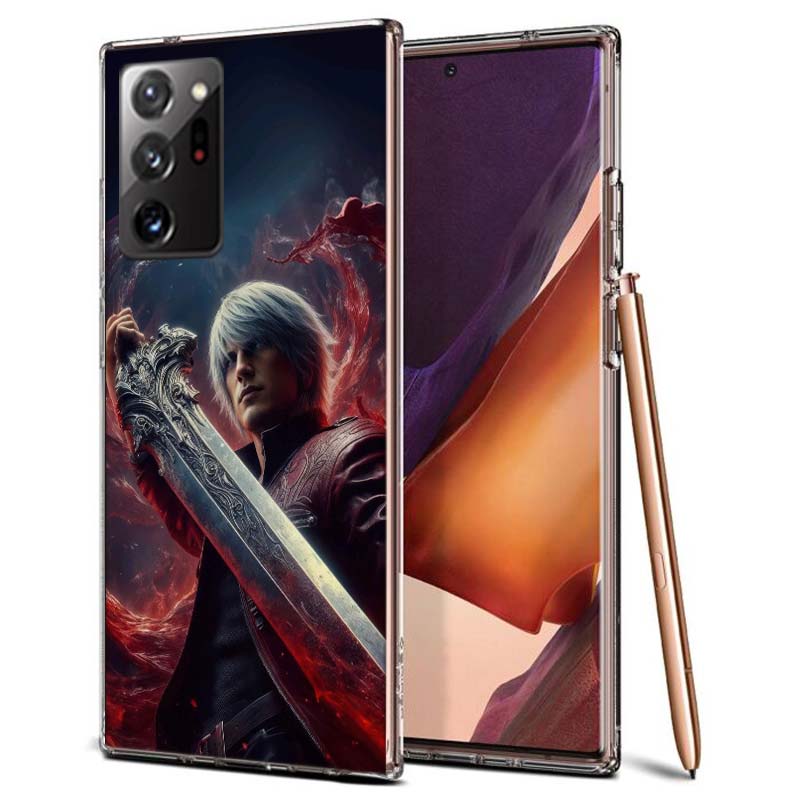 D-Devil May Cry DMC Phone Case for Samsung A55 A35 A25 A15 A07 A05S A16 A17 A26 A36 A37 A56 A57 Galaxy Note 20 10 A50S A71 A51 A
