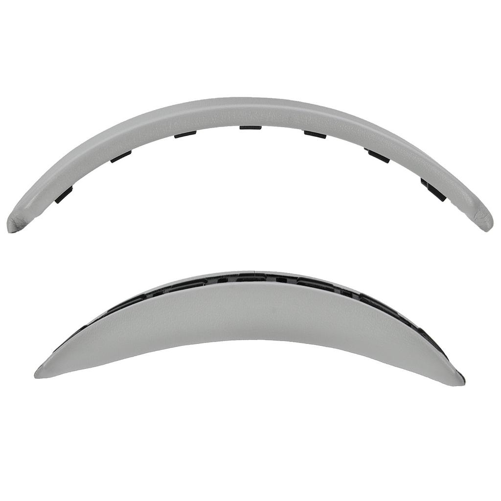High Quality Memory Foam & Protein Leather Breathable Headband Cover Replacement for QC35/QC45 Headband-Black/White