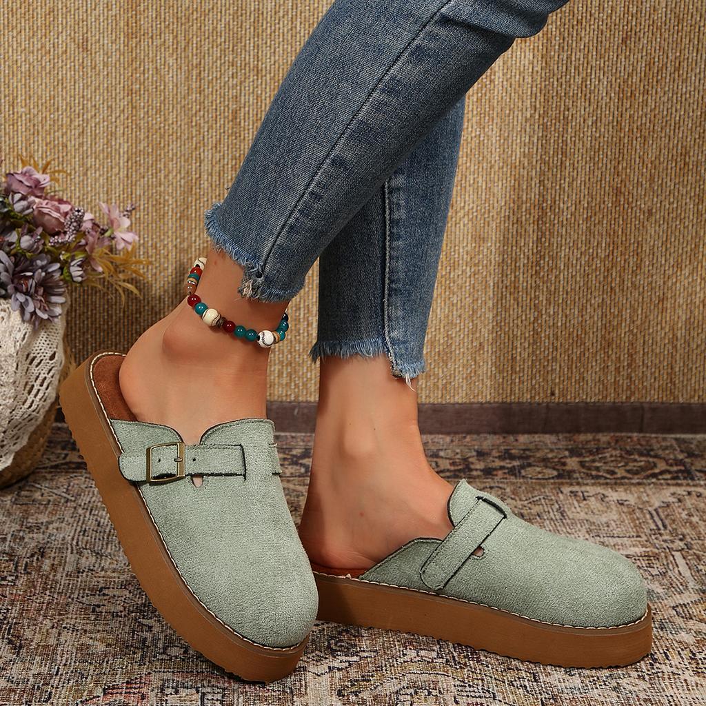 Fashion Shoes for Women Men Genuine Summer Clogs with Arch Support Cork Leather Home Mules Shoes Thick Beach Sandals