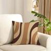 Modern fashion simple geometric Cushion Cover Reversible Plush Pillow Cover Soft Fluffy Home Decor for Sofa Bedroom