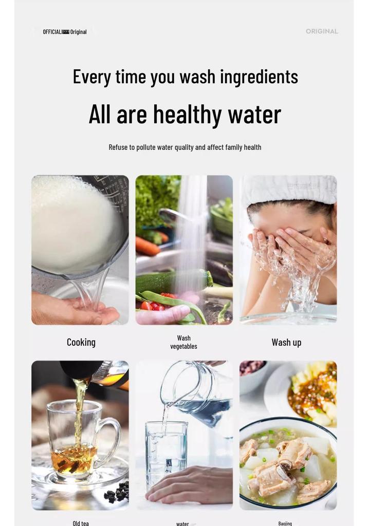 Universal Kitchen Faucet Water Purifier - Anti-Splash Filter Extension
