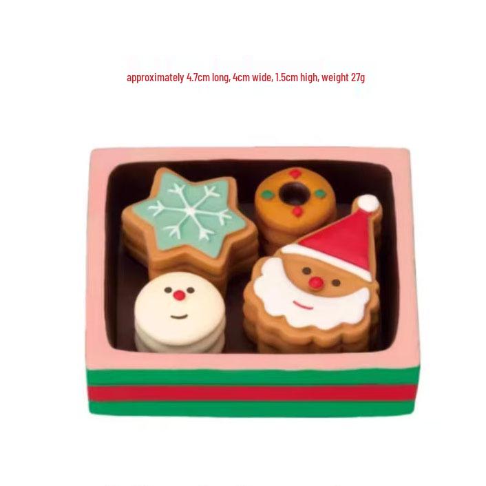 Ornamento di Natale Zakka Gatto Giapponese: Giocattolo Creativo in Resina Blind Box e Regalo Decorativo Trendy.