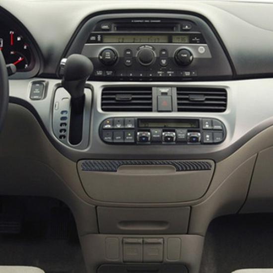 For Honda Odyssey 2005-2010 Carbon Fiber Interior Storage Box Handle Cover Trim