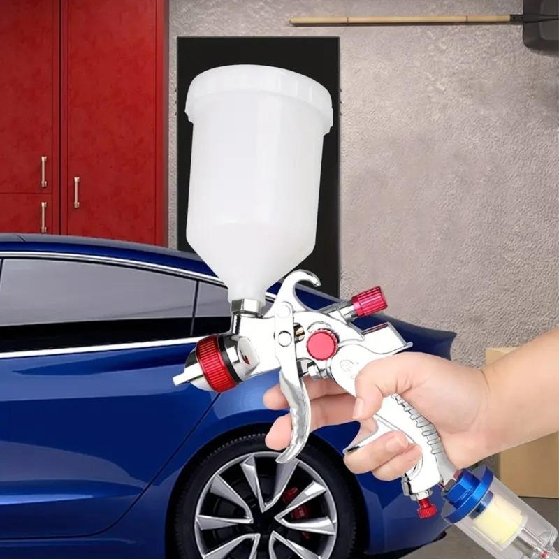 125ml 250ml Plastic Sprayer Paint Pot Sprayer Cup Air Feed Thread Connector For Sprayer Tool Accessories