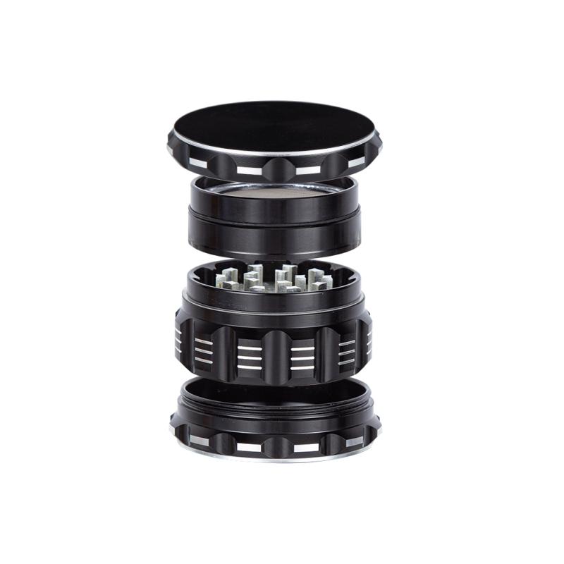 63mm Herb Grinder 4-layer Aluminum Alloy Smooth Plate Cigarette Crusher