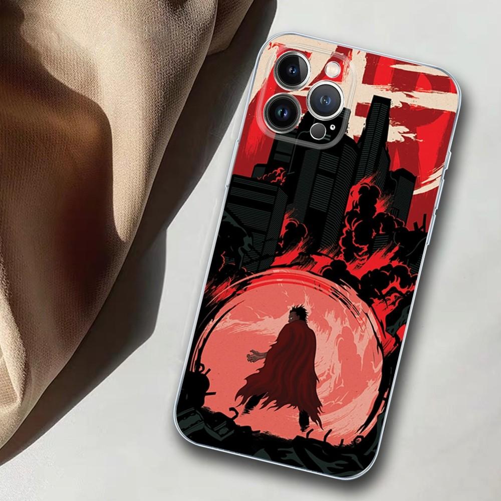 AKIRA Phone Case For iPhone 14 11 12 13 Mini Pro XS Max Cover 6 7 8 Plus X XR SE 2020 Funda Shell