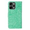 For Oppo Reno14 Pro 5G (Global) Case Lace Flowers PU Leather Flip Wallet Phone Cover