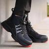 Man Safety Shoes Puncture-proof Work Sneakers Lightweight Work Shoes Men Steel Toe Shoes Safety Boots Indestructible Shoes