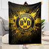 Bvb Borussia Football Fan Blanket Durable Comfort Great For Livingroom Bed Office Four Seasons Multipurpose Warmthful Decor