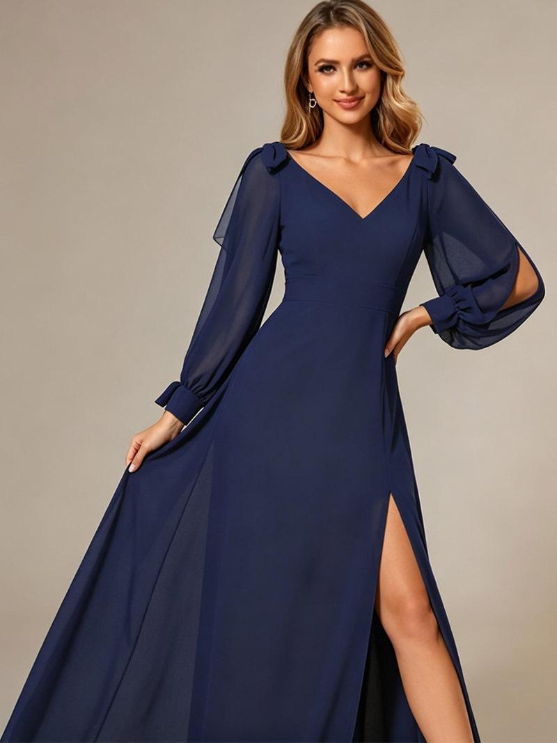 New European and American V-neck lantern