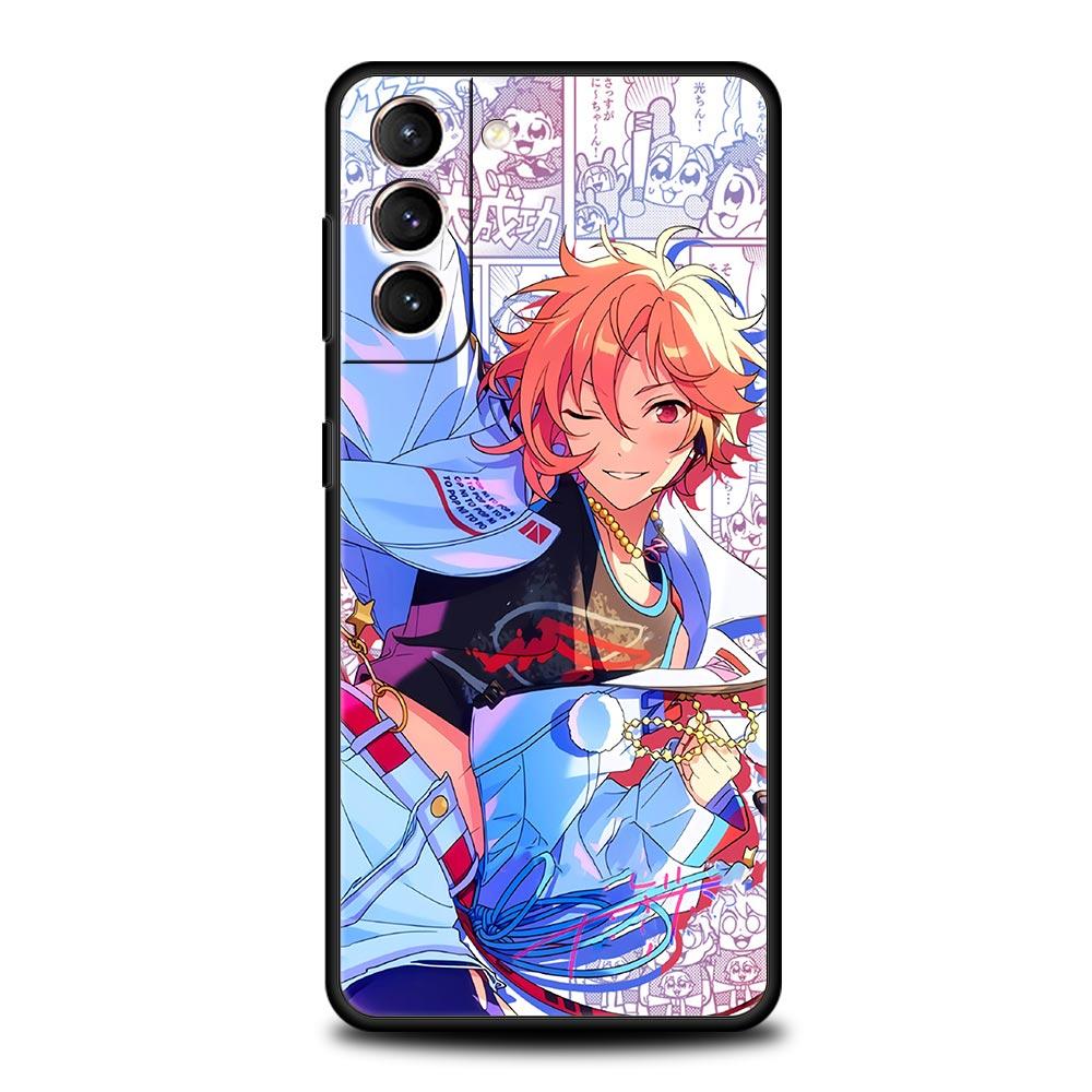 Husă pentru telefon Cartoon Ensemble Stars pentru Samsung Galaxy S24 S23 S22 S20 Ultra S21 FE 5G S10 S9 Plus S10E Husă din silicon moale