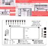 Professional ECG 7 Step Ruler Card Portable Pocket ECG Interpretation Guide Card For Accurate ECG/EKG Interpretation