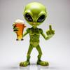 Alien Resin Statue Ornament Alien Garden Sculptures & Statues Yard Best Art Decor For Indoor Outdoor Home Or Office Collectible