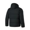Li Ning Fitness Series Water-Resistant Infrared Thermal Letter Casual Versatile Winter Hooded Zipper Short Down Jacket Men outerwear Black AYMV767-1