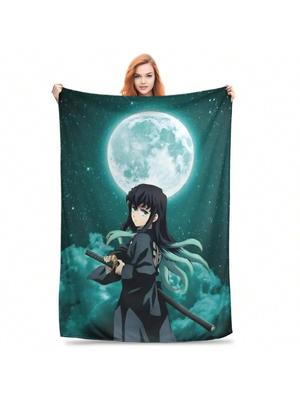 Κουβέρτα Fleece Mist Hashira Muichiro Tokito Anime Εξαιρετικά Μαλακές Κουβέρτες Ρίψης Για Εξωτερικό Χώρο Ταξίδι Χαλί Κρεβατιού