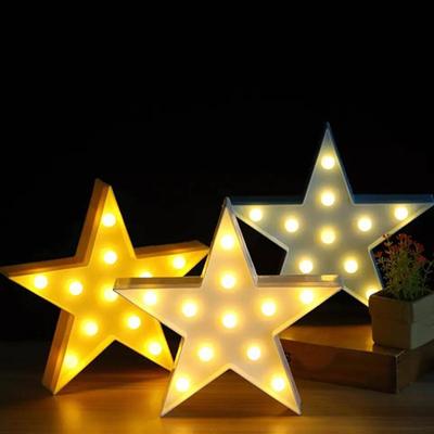 Decorative LED Crescent Moon Star Cloud Night Lights For Kids And Adults