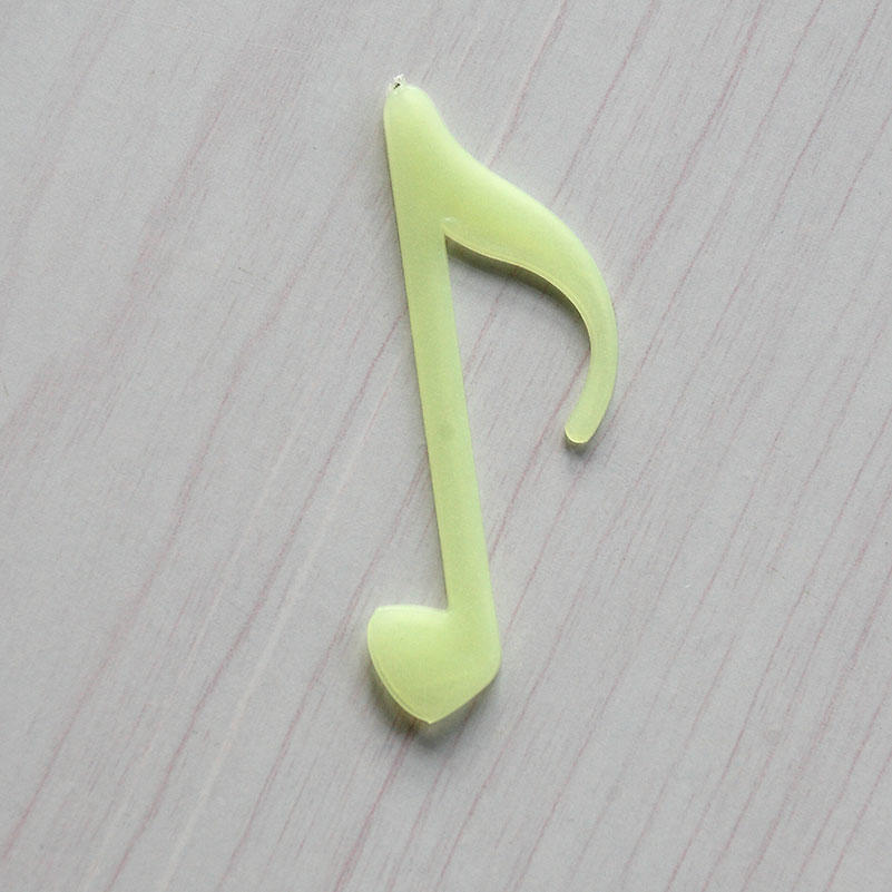 Note Musicali Stelle Fluorescenti Adesivi Camera da Letto per Bambini Stanza Casa Decorazione Murale