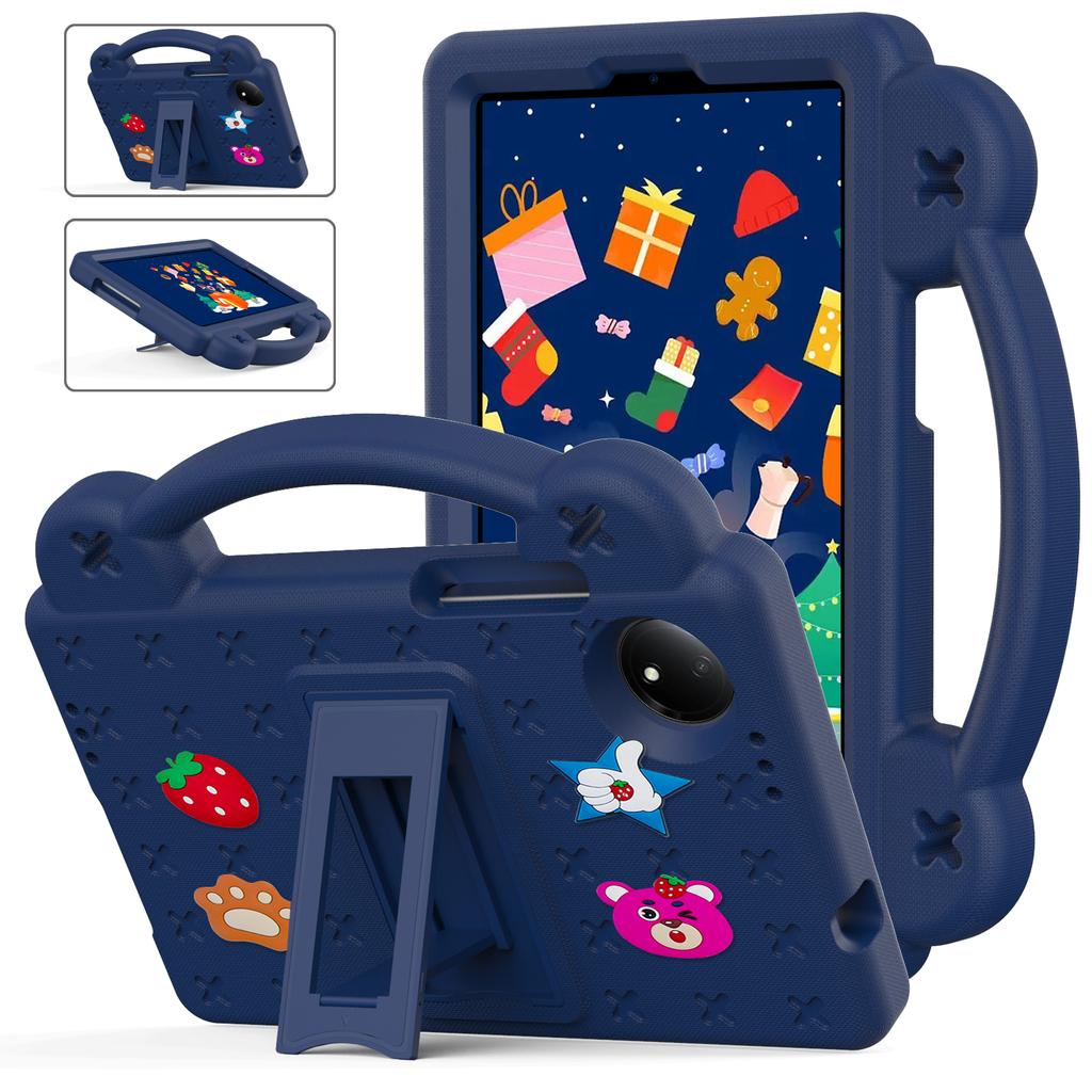 Kids EVA Handle Case for Redmi Pad SE 8.7 Inch Shockproof Protective Cute Strawberry Bear Tablet Cover 8.7"
