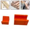 1set Wood Cutting Clamping Miter Saw Box Mini Mitre Box Woodworking Mitre Box Cabinet 45 90 Degree For Round Wood Cutting