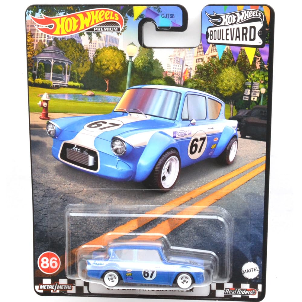 Масштаб 1/64 Серия Bluebird  67 Ford Anglia Гонщик