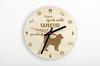 Samoyed, Bjelkier, Samoiedskaya Sobaka - clock with dog, wooden clock with engraving, personalised clock by Art-Dog