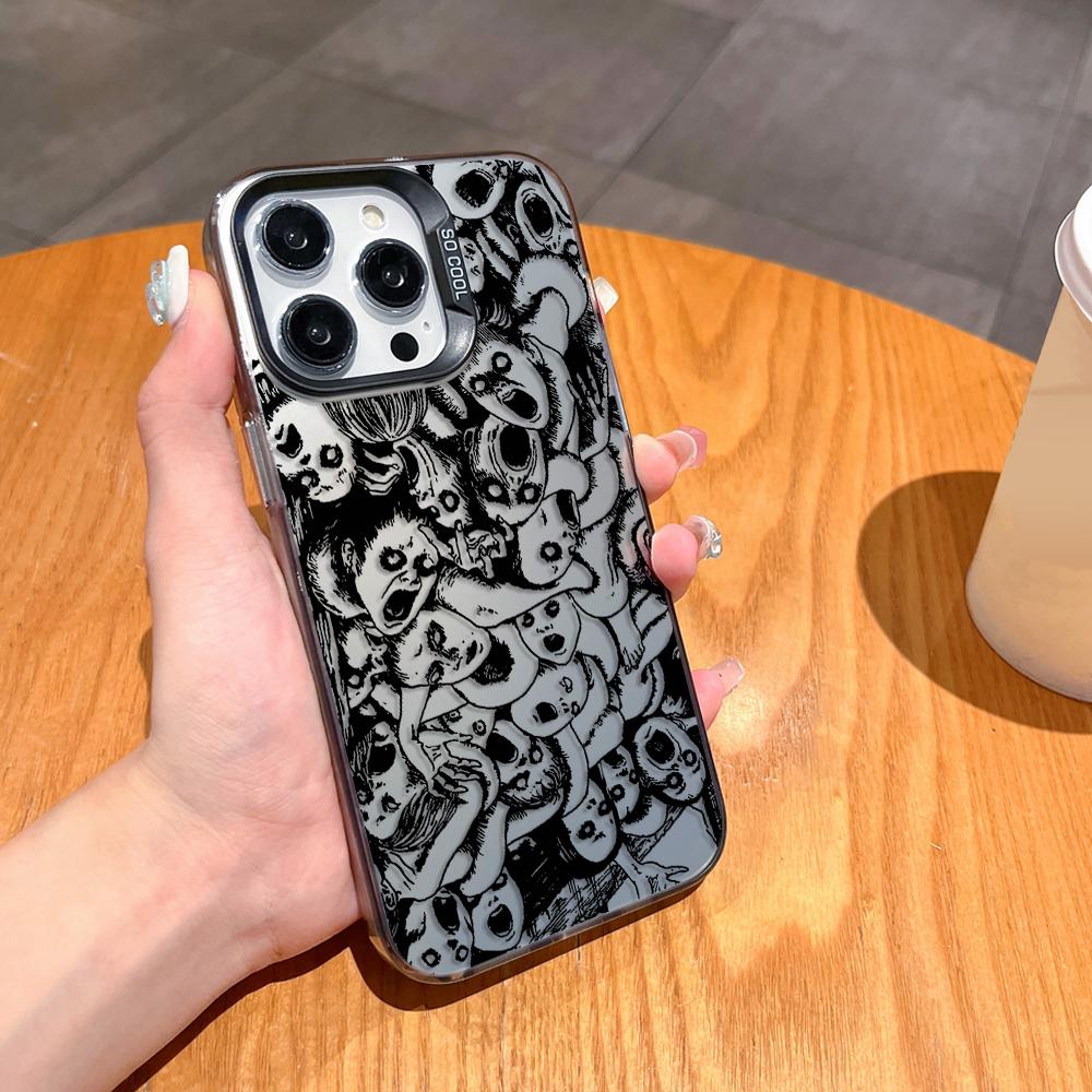 

Чехол для телефона с изображением Томиэ (Хоррор-манга) для iPhone 17 16e 16 15 14 13 12 11 mini Pro Max XR XSMAX 8 7 Air Plus Противоударный Матовый Задний Чехол iPhone 11 Pro