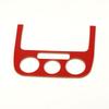 Car Accessories Interior Central AC CD Adjust Control Panel Frame Trim For VW Golf 5 MK5 R32 GTI Plus Variant Jetta V 2006-2010