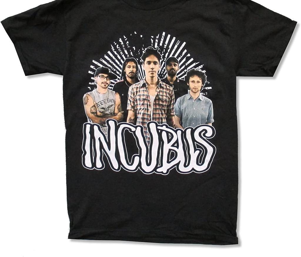 Incubus Band In Concert Heavy Cotton Black Full Size Unisex Shirt TR310